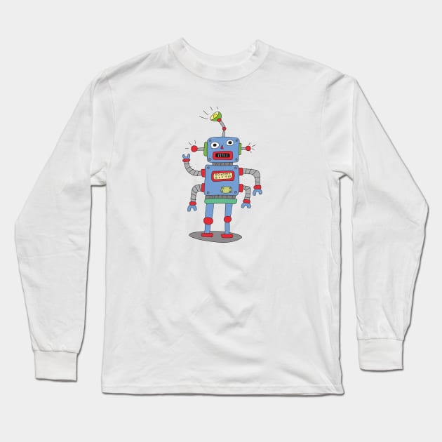 Robot with light Long Sleeve T-Shirt by now83